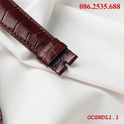 Dây da cá sấu Handmade kiểu dáng Omega OCSNL1.1 3