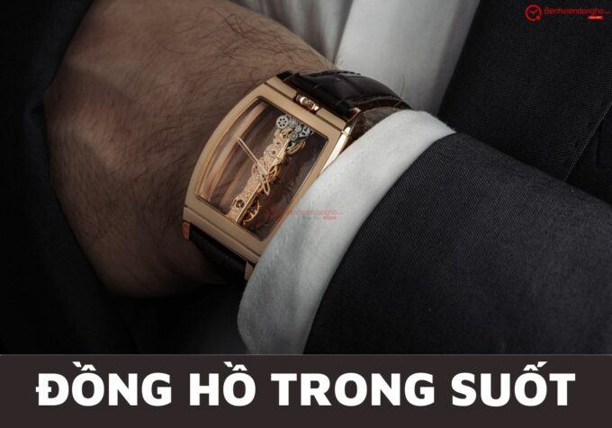 đồng hồ trong suốt 10