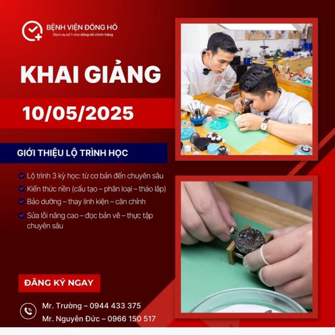 Lộ trình học sửa chữa đồng hồ