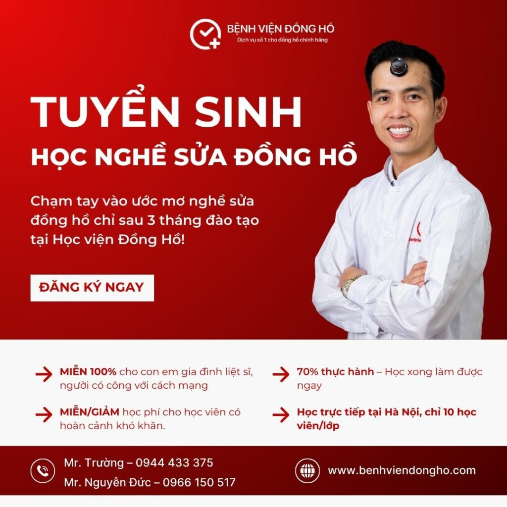 Tuyển sinh học nghề sửa đồng hồ